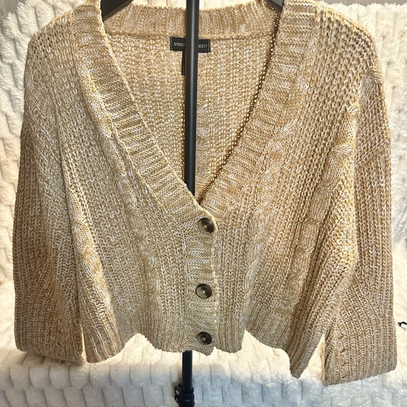 Streetwear Society Sweaters - Women’s Stylish Beige Knit Sweater